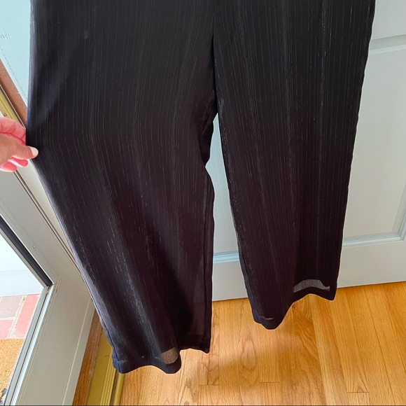 NWT Black Donna Morgan jumpsuit from Anthropologie jumpsuit, Size 8 - Picture 5 of 9